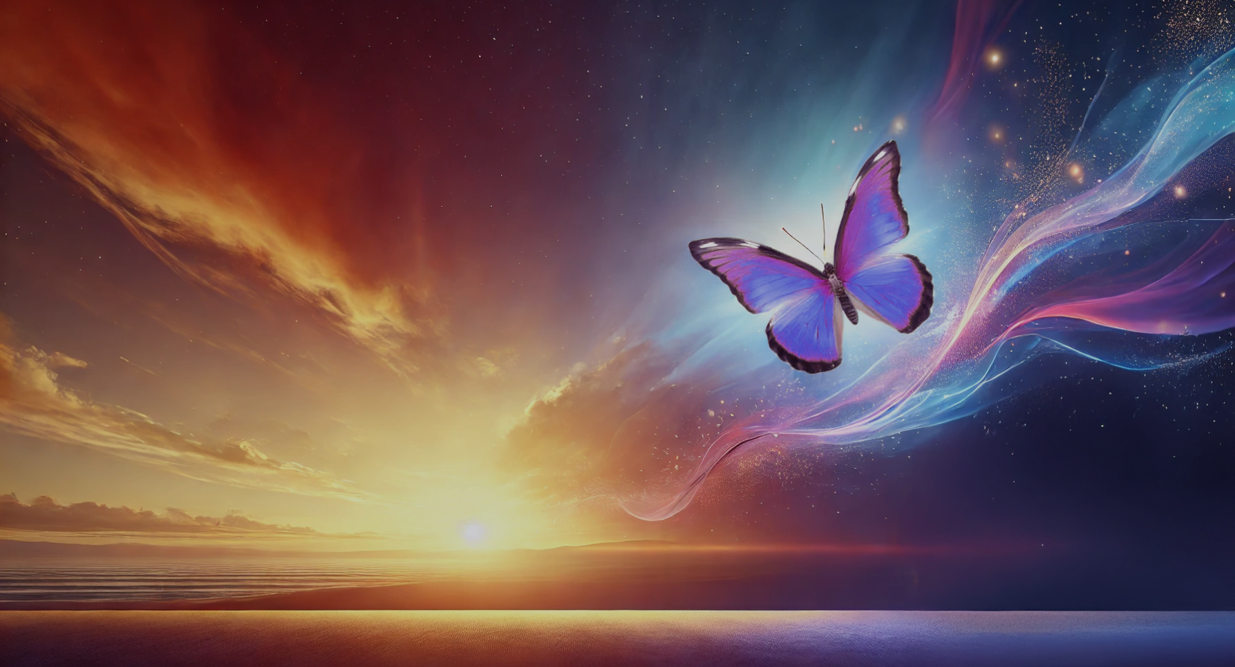 image de fond avec un papillon